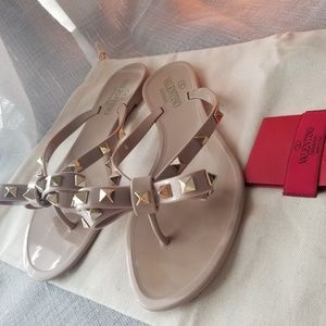 Valentino jelly studded sandals